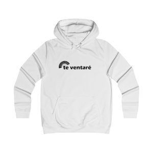 Sudadera universitaria mujer - Blanco artico - Camiseta «Te ventaré, ventall»