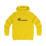 Sudadera universitaria mujer - Amarillo sol - Camiseta «Te ventaré, ventall» Sudadera universitaria mujer - Amarillo sol - Camiseta «Te ventaré, ventall»