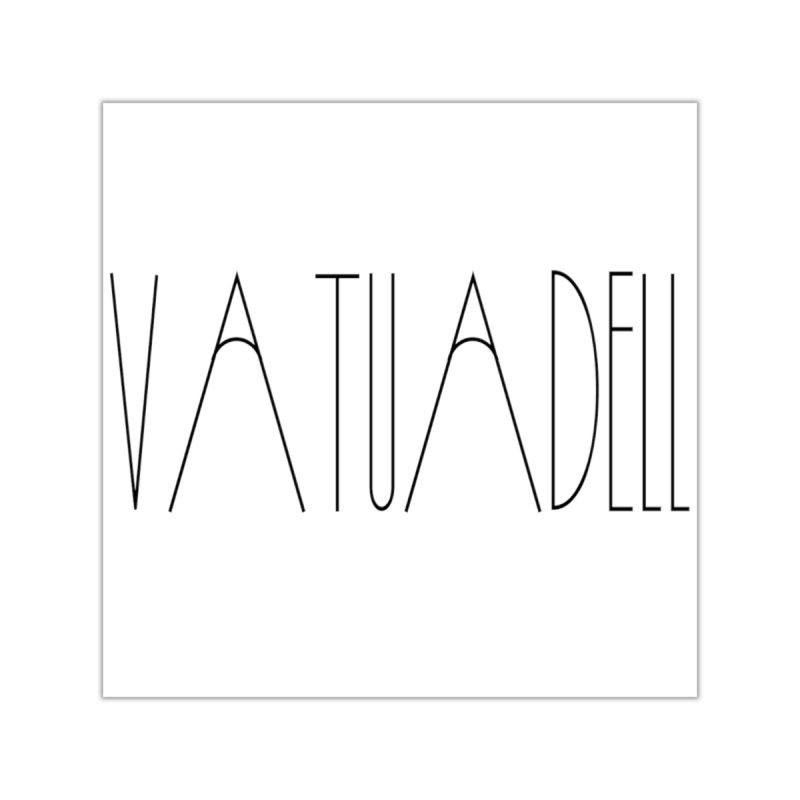 Pegatinas de vinilo cuadradas - Camiseta «Vatuadell estirat» Pegatinas de vinilo cuadradas - Camiseta «Vatuadell estirat»