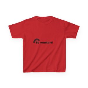 Camiseta infantil algodon grueso - Rojo - Camiseta «Te ventaré, ventall»