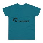 Camiseta hombre punto liso - Azul diva - Camiseta «Te ventaré, ventall»