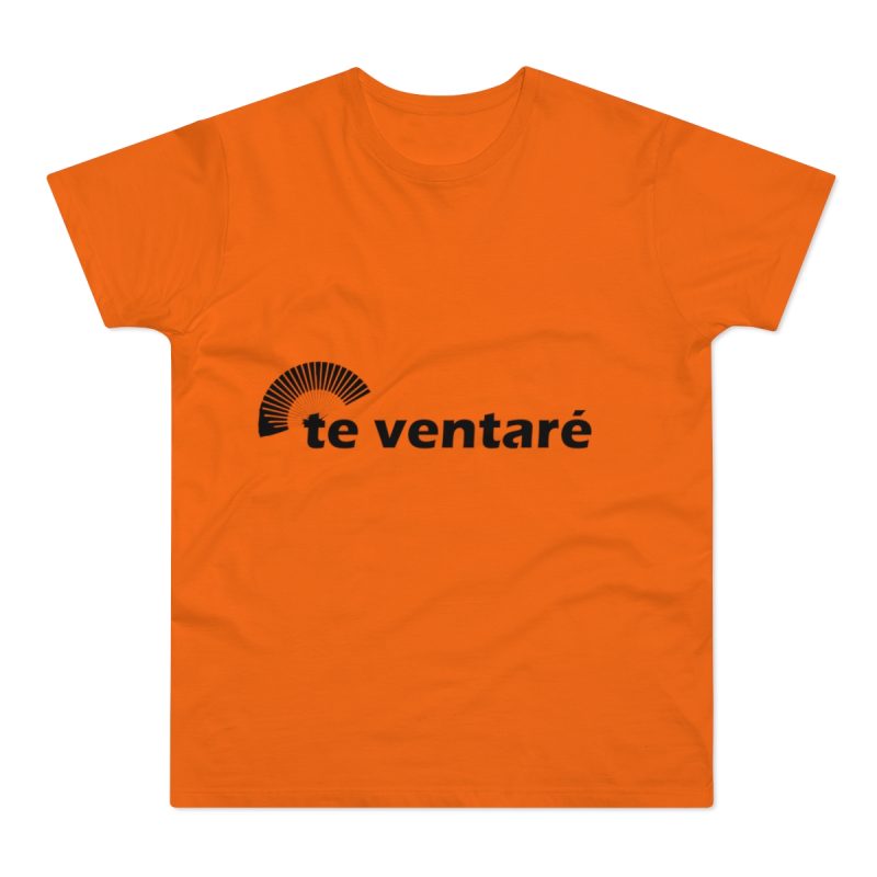 Camiseta hombre punto liso - Naranja - Camiseta «Te ventaré, ventall»