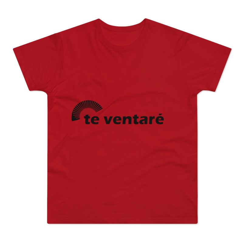 Camiseta hombre punto liso - Rojo - Camiseta «Te ventaré, ventall»