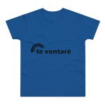 Camiseta hombre punto liso - Azul royal intenso - Camiseta «Te ventaré, ventall»