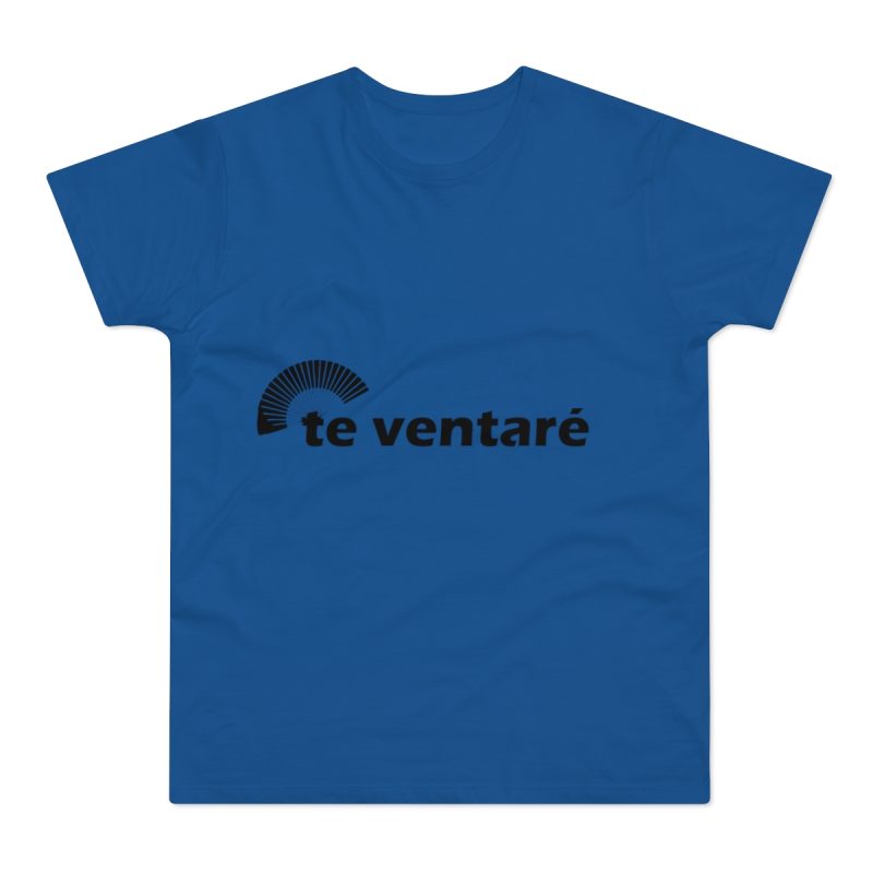 Camiseta hombre punto liso - Azul royal intenso - Camiseta «Te ventaré, ventall»