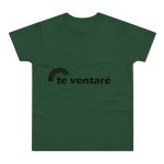 Camiseta hombre punto liso - Verde botella - Camiseta «Te ventaré, ventall»