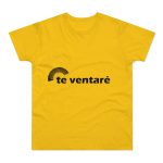 Camiseta hombre punto liso - Amarillo dorado - Camiseta «Te ventaré, ventall»