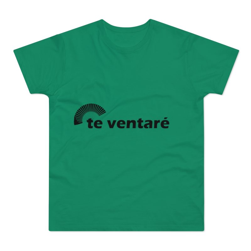 Camiseta hombre punto liso - Verde Kelly - Camiseta «Te ventaré, ventall»