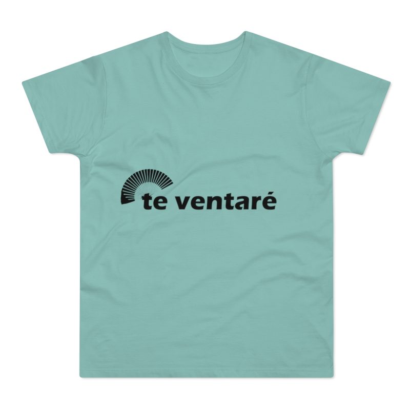 Camiseta hombre punto liso - Verde menta - Camiseta «Te ventaré, ventall»