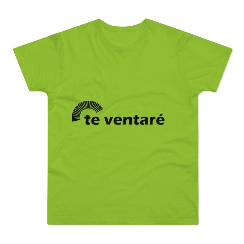 Camiseta hombre punto liso - Verde orquidea - Camiseta «Te ventaré, ventall»