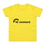 Camiseta hombre punto liso - Amarillo solar - Camiseta «Te ventaré, ventall»