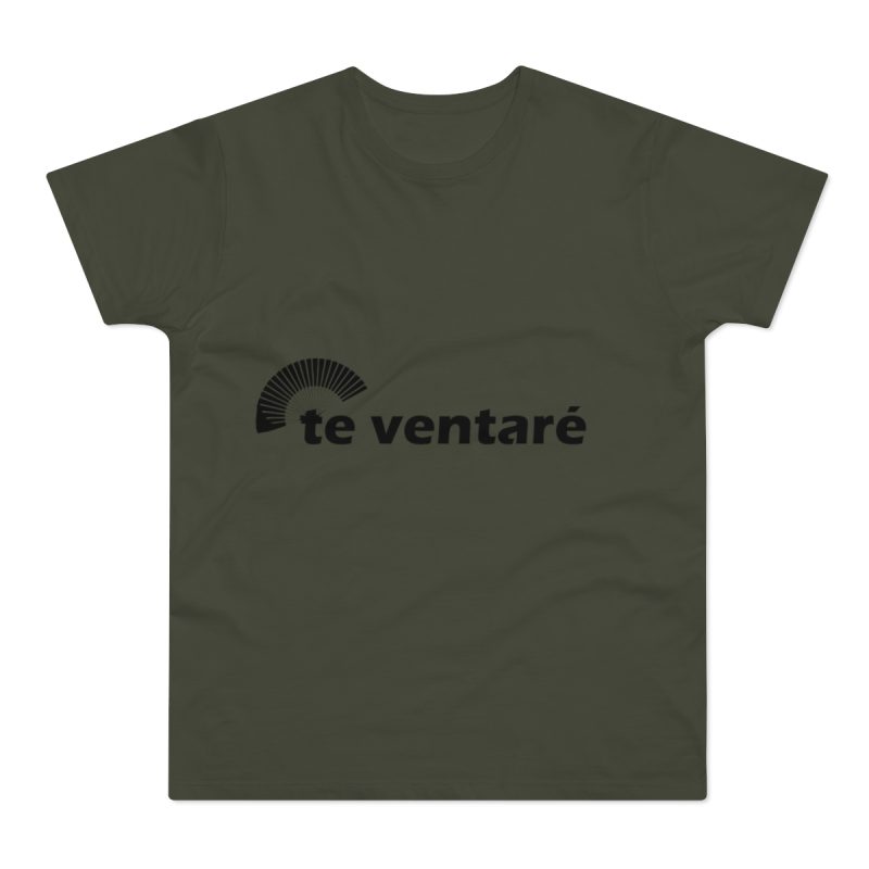 Camiseta hombre punto liso - Caqui urbano - Camiseta «Te ventaré, ventall»