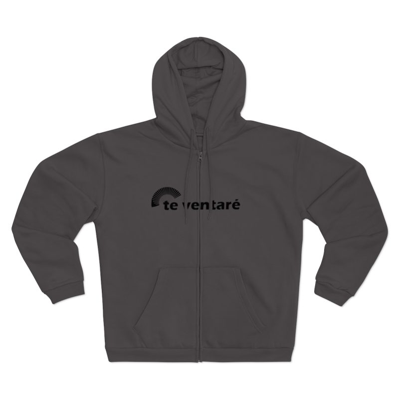 Sudadera capucha con cremallera premium - Antracita - Camiseta «Te ventaré, ventall» Sudadera capucha con cremallera premium - Antracita - Camiseta «Te ventaré, ventall»