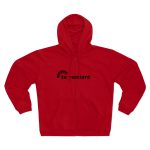 Sudadera capucha con cremallera premium - Rojo - Camiseta «Te ventaré, ventall» Sudadera capucha con cremallera premium - Rojo - Camiseta «Te ventaré, ventall»