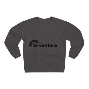 Sudadera cuello redondo premium - Antracita - Camiseta «Te ventaré, ventall»