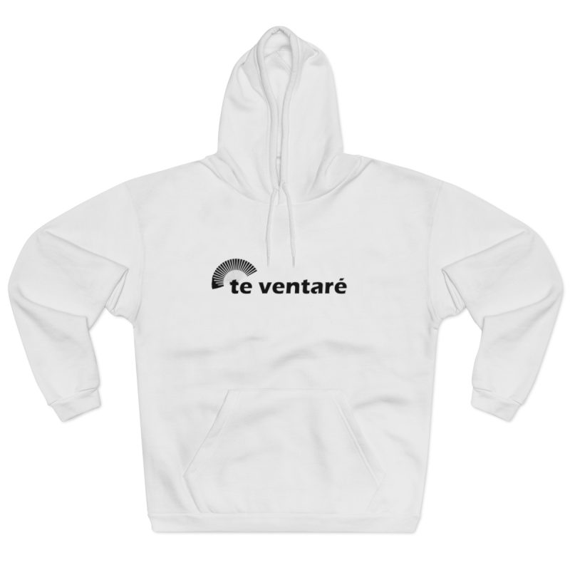 Sudadera con capucha cerrada - Blanco - Camiseta «Te ventaré, ventall»