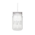 Tarro de cristal - Transparente - Camiseta «Vatuadell estirat»