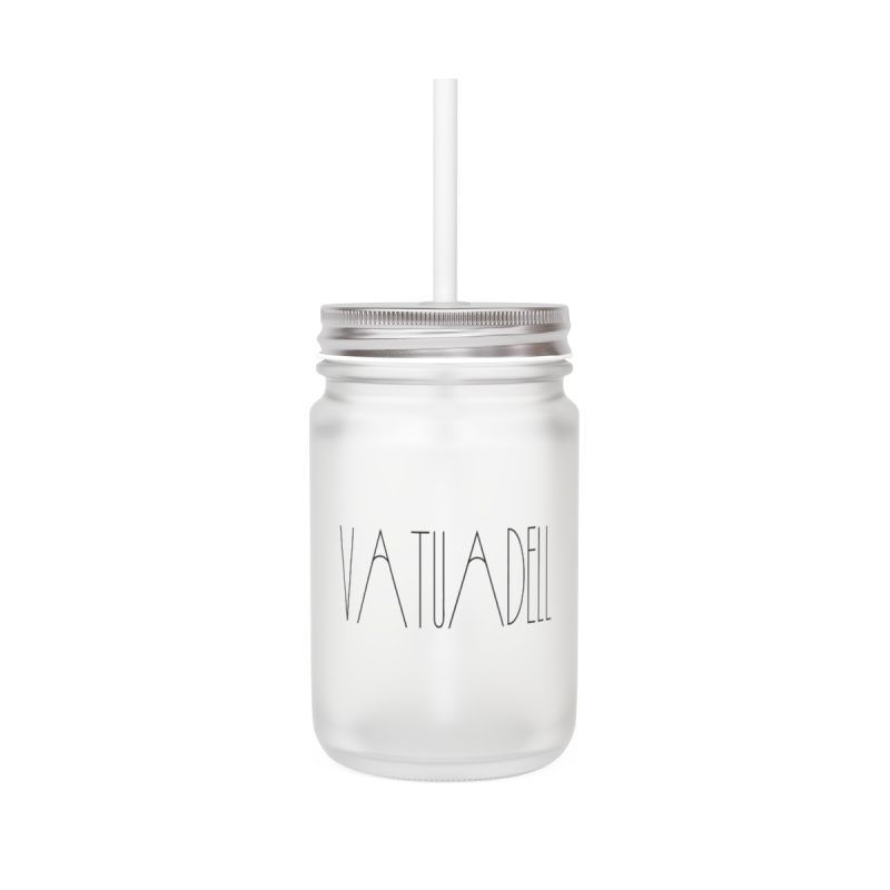 Tarro de cristal - Transparente - Camiseta «Vatuadell estirat» Tarro de cristal - Transparente - Camiseta «Vatuadell estirat»
