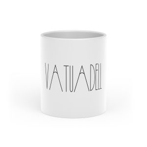 Taza con asa de corazon - Blanco - Camiseta «Vatuadell estirat»