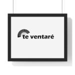 Poster enmarcado horizontal - Negro - Camiseta «Te ventaré, ventall»