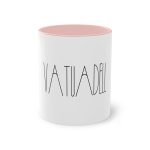 Taza bicolor - Rosa - Camiseta «Vatuadell estirat»