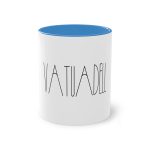 Taza bicolor - Azul claro - Camiseta «Vatuadell estirat»