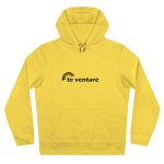 Sudadera con capucha King - Amarillo chispa - Camiseta «Te ventaré, ventall»