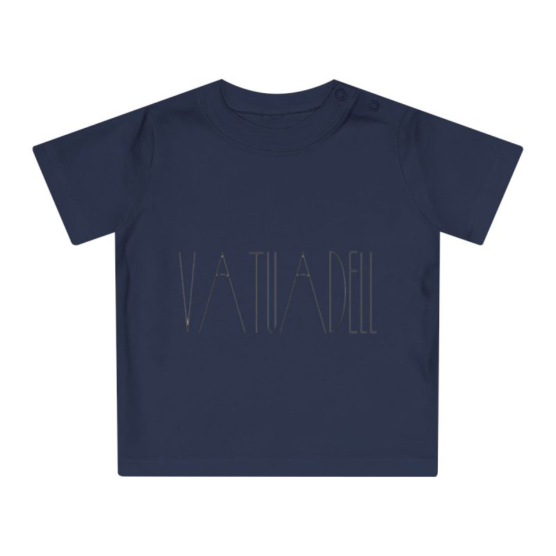 Camiseta de bebe - Azul marino nautico - Camiseta «Vatuadell estirat»