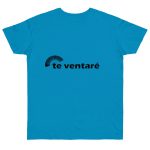 Camiseta punto liso - Azul atolon - Camiseta «Te ventaré, ventall»
