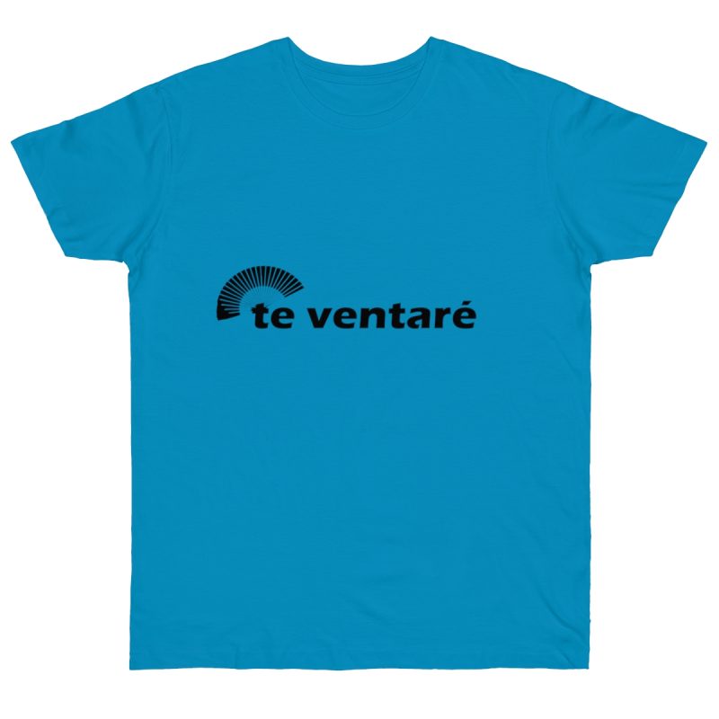 Camiseta punto liso - Azul atolon - Camiseta «Te ventaré, ventall»