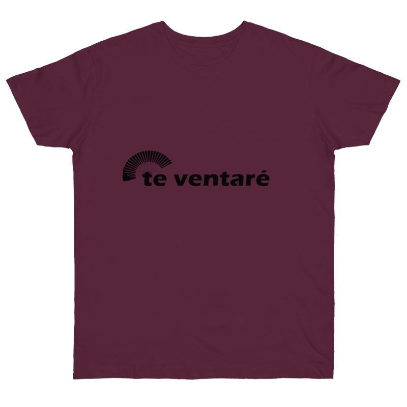 Camiseta punto liso - Burdeos - Camiseta «Te ventaré, ventall»
