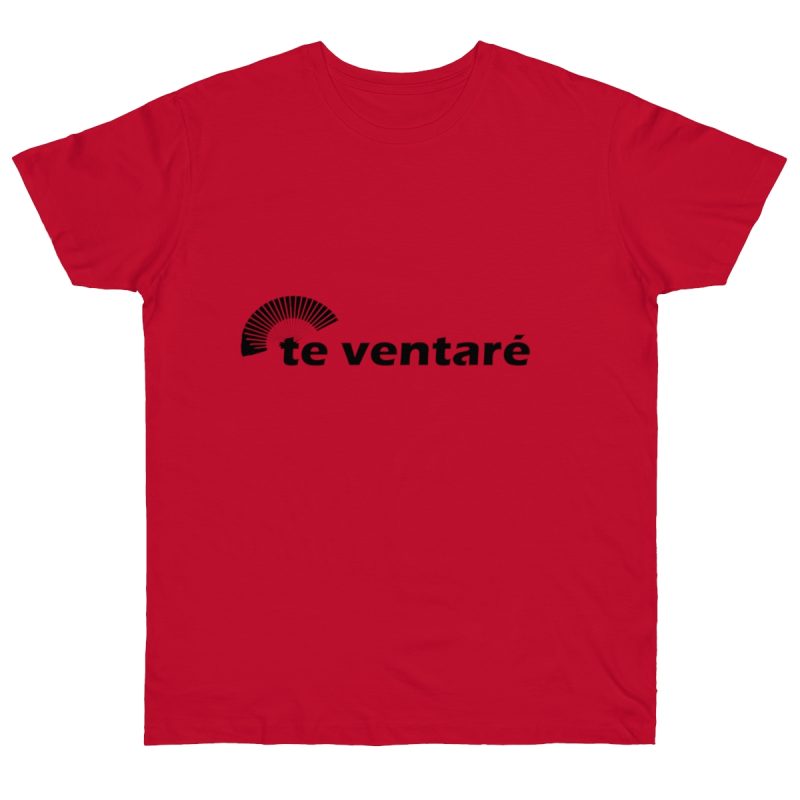 Camiseta punto liso - Rojo profundo - Camiseta «Te ventaré, ventall»