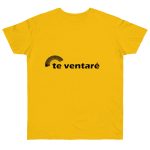 Camiseta punto liso - Amarillo dorado - Camiseta «Te ventaré, ventall»