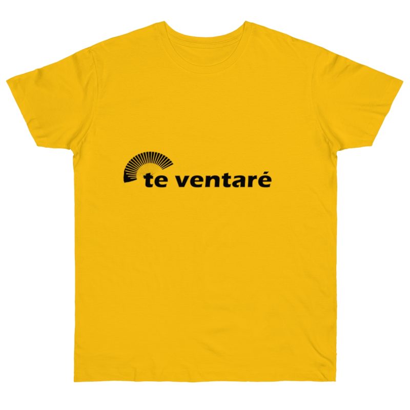 Camiseta punto liso - Amarillo dorado - Camiseta «Te ventaré, ventall»