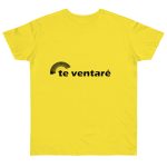 Camiseta punto liso - Amarillo solar - Camiseta «Te ventaré, ventall»