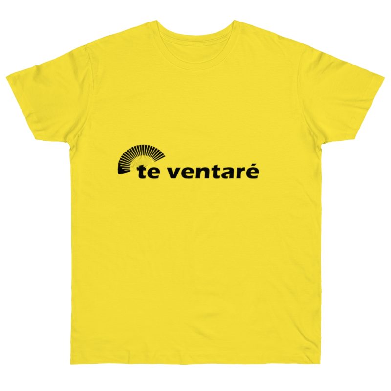 Camiseta punto liso - Amarillo solar - Camiseta «Te ventaré, ventall»