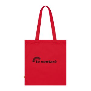Bolsa de algodon organico - Rojo clasico - Camiseta «Te ventaré, ventall»