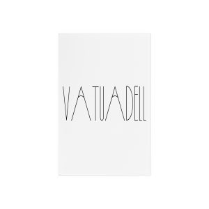 Cartel de metacrilato con soporte - Camiseta «Vatuadell estirat»