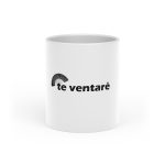 Taza con asa de corazon - Blanco - Camiseta «Te ventaré, ventall»
