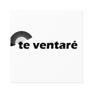 Pegatinas laminadas cuadradas - Camiseta «Te ventaré, ventall»