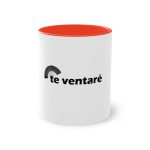 Taza bicolor - Rojo - Camiseta «Te ventaré, ventall» Taza bicolor - Rojo - Camiseta «Te ventaré, ventall»