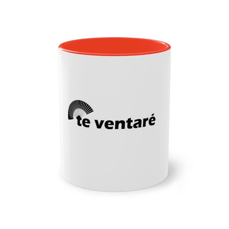 Taza bicolor - Rojo - Camiseta «Te ventaré, ventall»