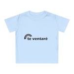 Camiseta de bebe - Azul empolvado - Camiseta «Te ventaré, ventall»