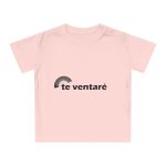 Camiseta de bebe - Rosa empolvado - Camiseta «Te ventaré, ventall»