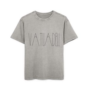 Camiseta oversize lavado acido - Gris asfalto - Camiseta «Vatuadell estirat»
