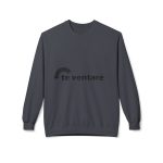 Sudadera Softstyle cuello redondo - Gris jaspeado oscuro - Camiseta «Te ventaré, ventall»