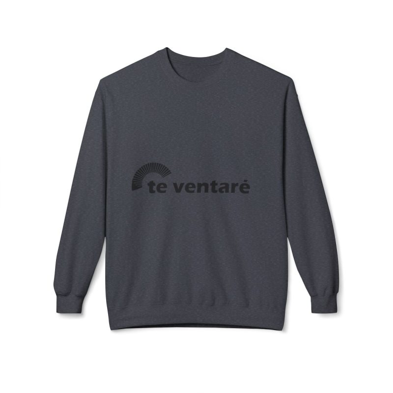 Sudadera Softstyle cuello redondo - Gris jaspeado oscuro - Camiseta «Te ventaré, ventall»
