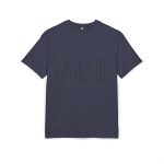 Camiseta oversize gruesa - Azul marino - Camiseta «Vatuadell estirat»