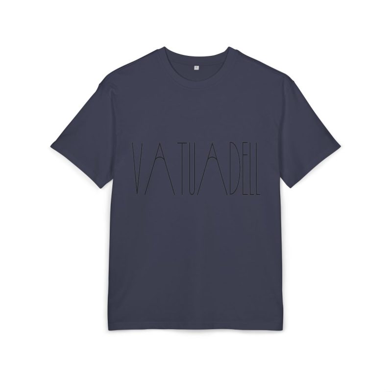 Camiseta oversize gruesa - Azul marino - Camiseta «Vatuadell estirat»
