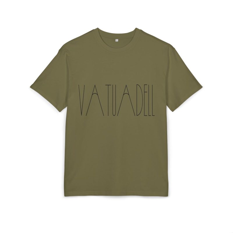 Camiseta oversize gruesa - Verde oliva - Camiseta «Vatuadell estirat»